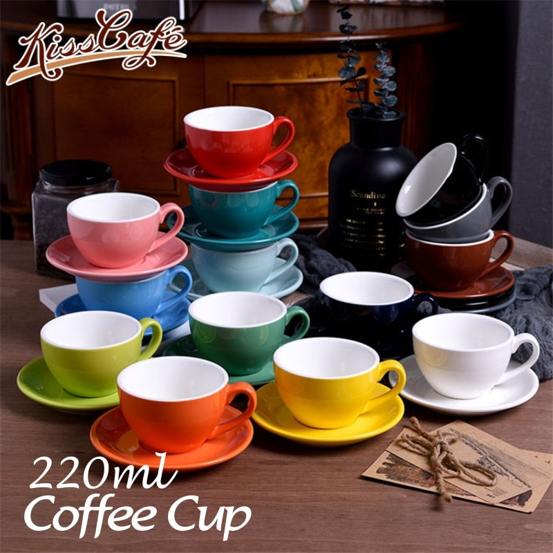 Coffee cup set - Simple European style Cappuccino/Latte cups