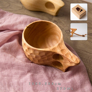 Wood Coffee Mug - Tea Milk Cups - Handmade