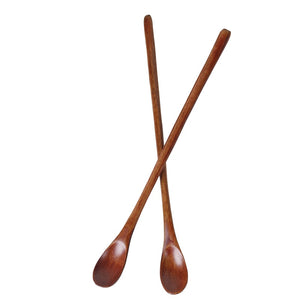 1PC Long Wooden Stirring Spoon