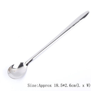 Hot Sale-Round Head Coffee Tea Stir Spoons/ Long Handle