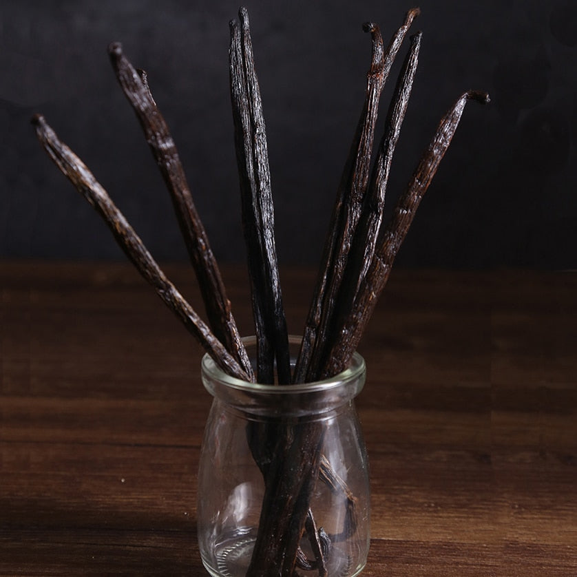 Grade A Prime Gourmet Bourbon Madagascar Vanilla Beans (6 -7")