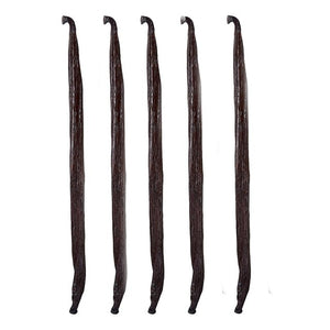 Grade A Prime Gourmet Bourbon Madagascar Vanilla Beans (6 -7")