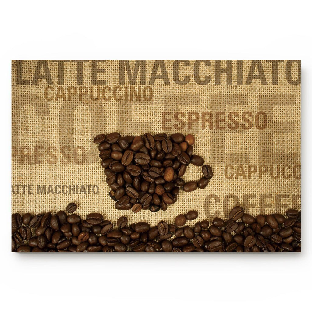 Coffee Bean Cup floor mat - Non-slip Floor Mat