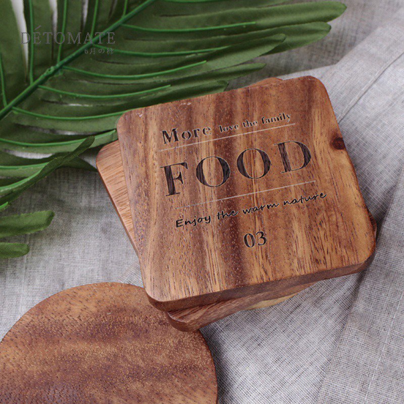 Wood  Coaster Square Round Mug Coasters